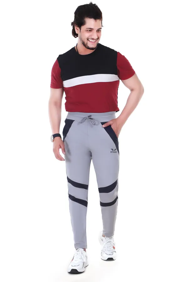 Light_Grey__Lycra_Blend_Striped_Track_Pants_For_Men