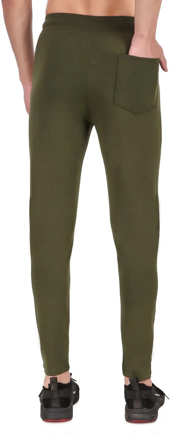 Dark_Green_Lycra_Blend_Colorblock_Track_Pants_For_Men