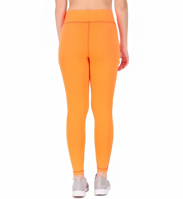 Orange_Lycra_Blend_Solid_Tights_For_Women
