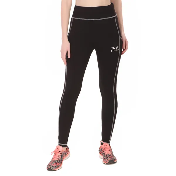 Black_Lycra_Blend_Ankle_Length_Tights_For_Women