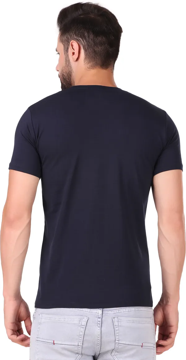 Navy_Blue_Cotton_Blend_Solid_Round_Neck_T-Shirt_For_Men