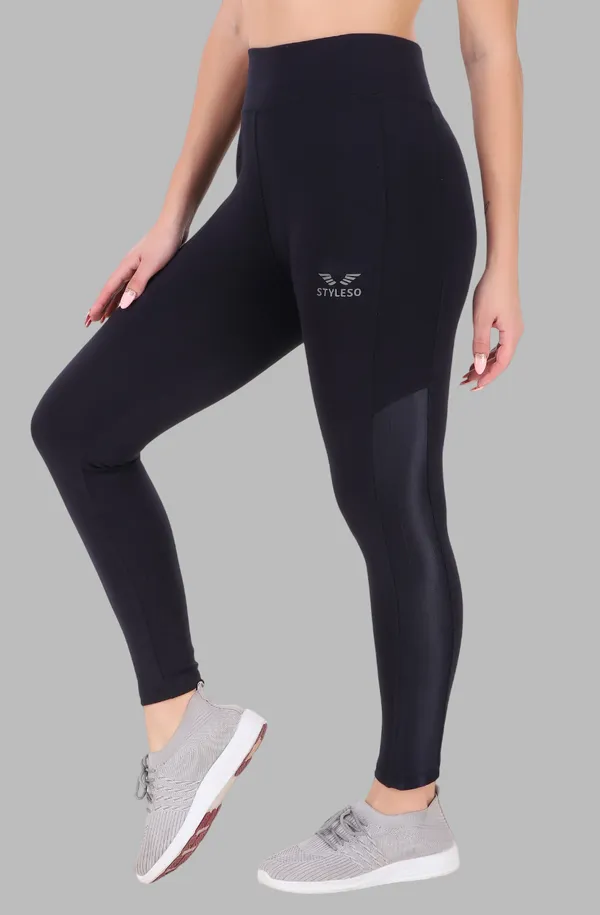 Blue_Lycra_Blend_Ankle_Length_Tights_For_Women