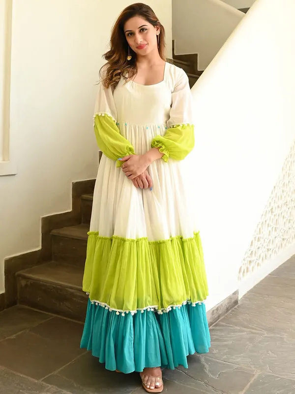 Multicolor_Cotton_Tiered_Flared_Long_Dress_For_Women