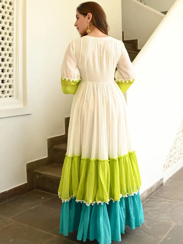 Multicolor_Cotton_Tiered_Flared_Long_Dress_For_Women