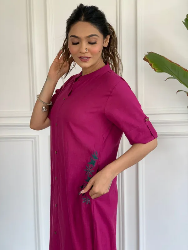 Pink_Cotton_Embroidered_Kurta_Palazzo_Set_For_Women