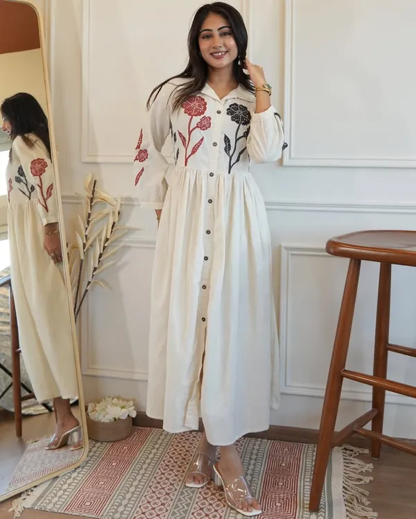 Off_White_Cotton_Embroidered_Gown_For_Women