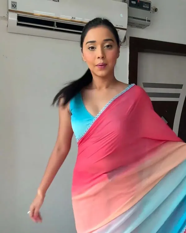 Stunning_1-Minute_Ready_To_Wear_Multi_Color_Georgette_Saree