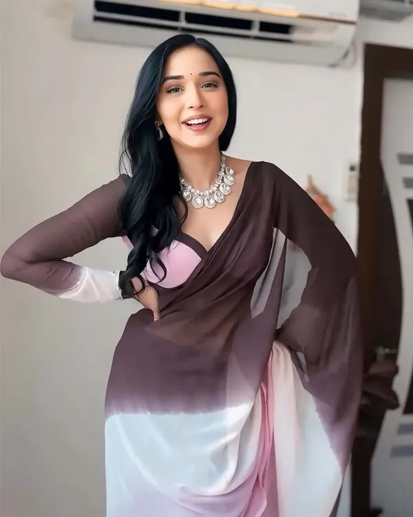 Divine_1-Minute_Ready_To_Wear_Brown_And_Pink_Georgette_Saree