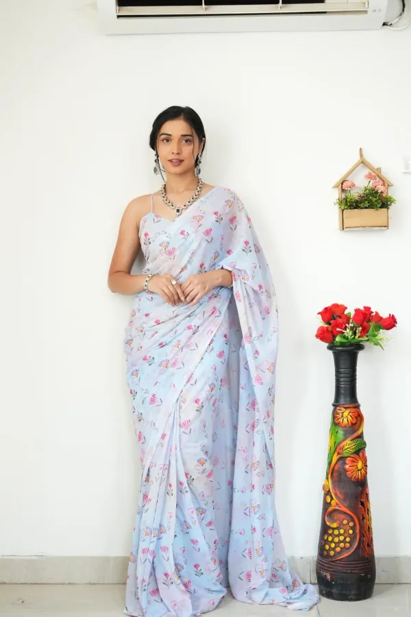 Ready_To_Wear_Multicolor_Trendy_1-Minute_Georgette_Saree