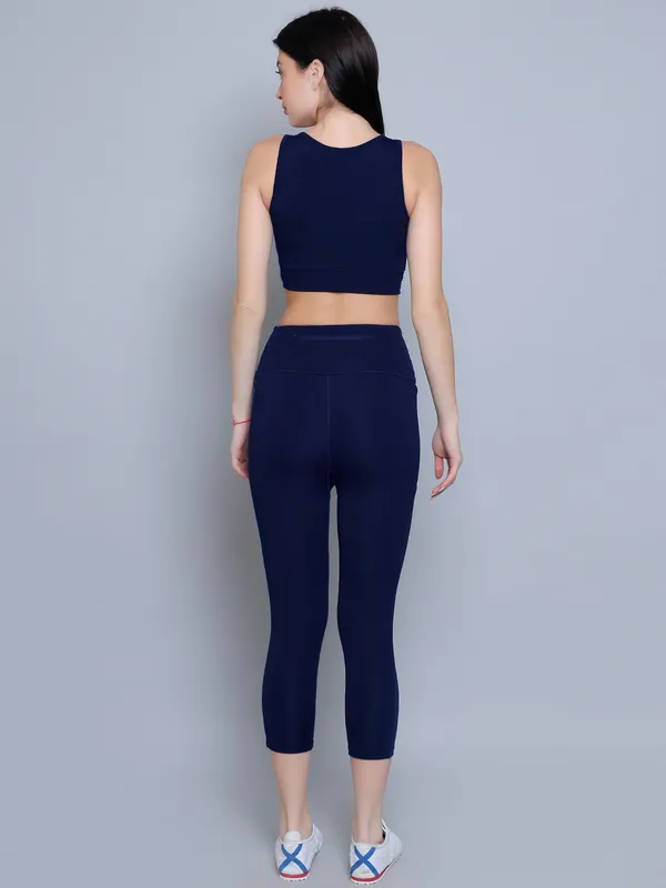 NavyBlue_Solid_Activewear_Workout_Yoga_Gym_Tights_&_Crop_Top_Sports_Bra_Set_Fitness_Yoga_Exercise_Solid_Co-ords_Sets