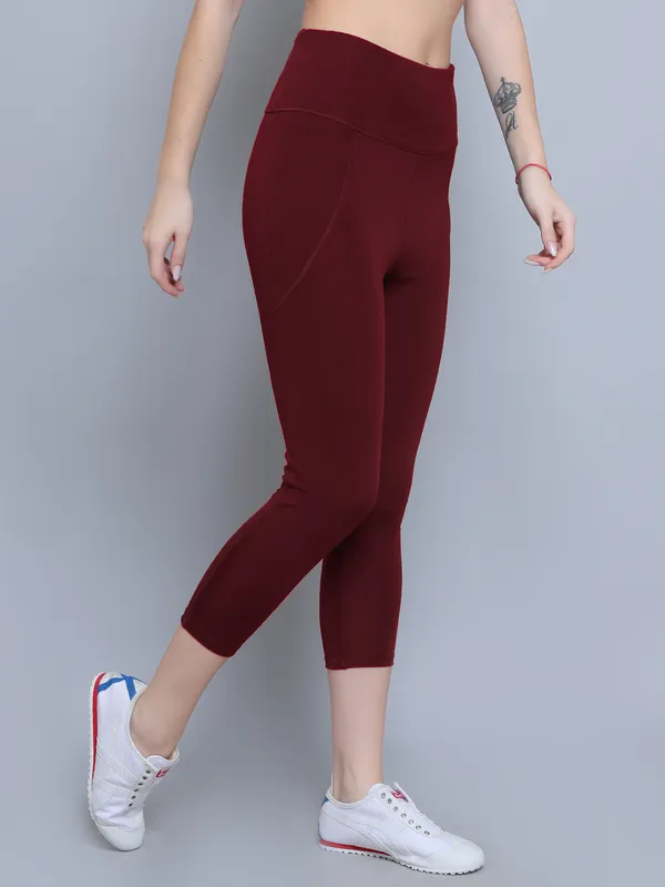 Wine_Athleisure_Dry_Fit_Activewear_Workout_Gym_Fitness_Yoga_Exercise_Legging_Pant_Tight_for_Women