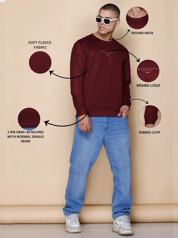 Red_Polyester_Printed_Full_Sleeve_Round_Neck_Sweatshirt_For_Men