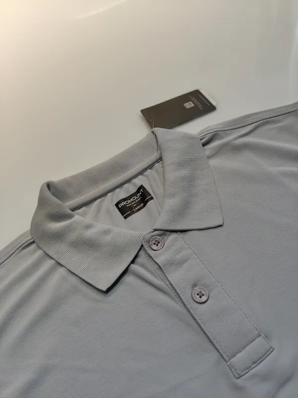 White_Polyester_Solid_T-Shirt_For_Men