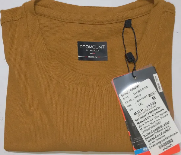 Brown_Polyester_Solid_T-Shirt_For_Men
