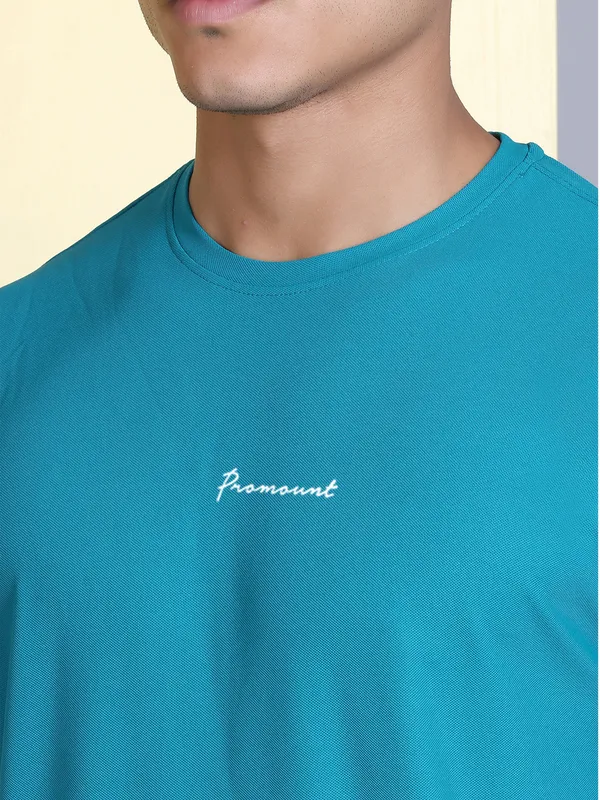 Light_Blue_Polyester_Solid_T-Shirt_For_Men