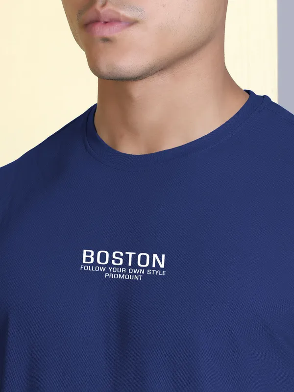 Blue_Polyester_Solid_T-Shirt_For_Men