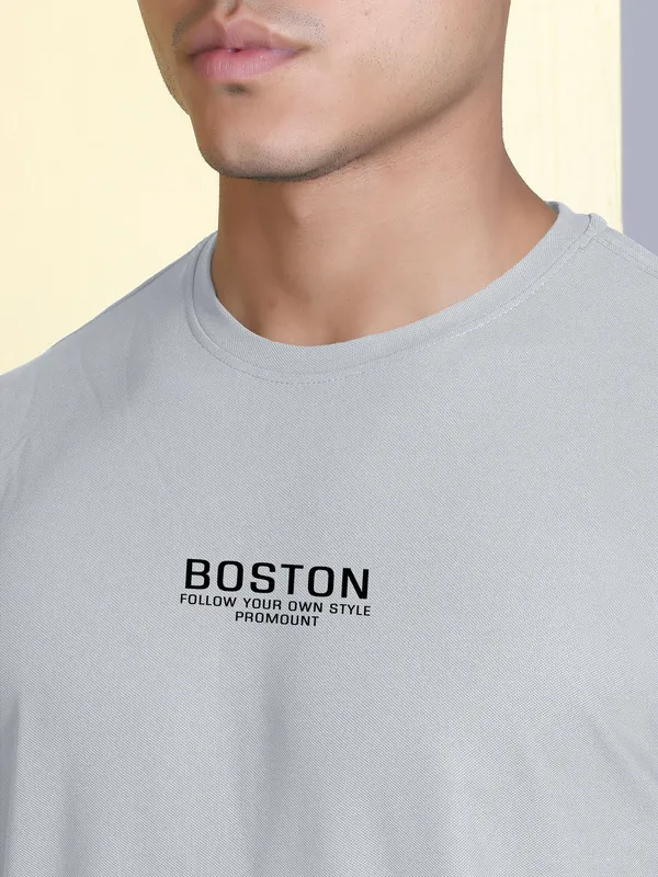 Grey_Polyester_Solid_T-Shirt_For_Men