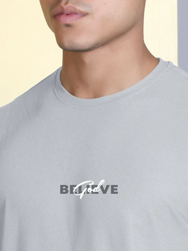 Grey_Polyester_Solid_T-Shirt_For_Men