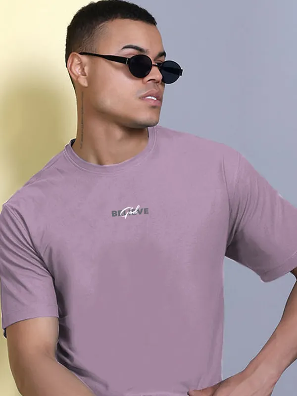 Pink_Polyester_Solid_T-Shirt_For_Men