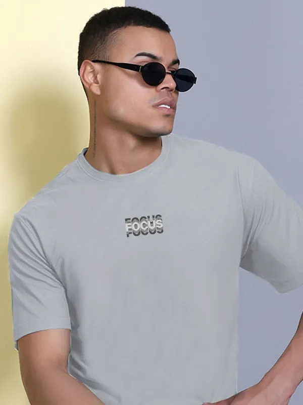 Grey_Polyester_Solid_T-Shirt_For_Men