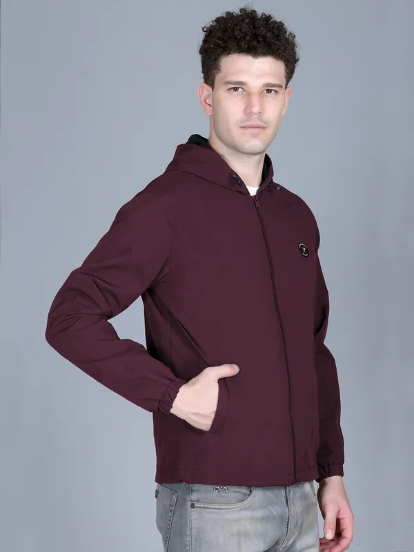 Maroon_Polyester_Solid_Regular_Fit_Jacket_For_Men