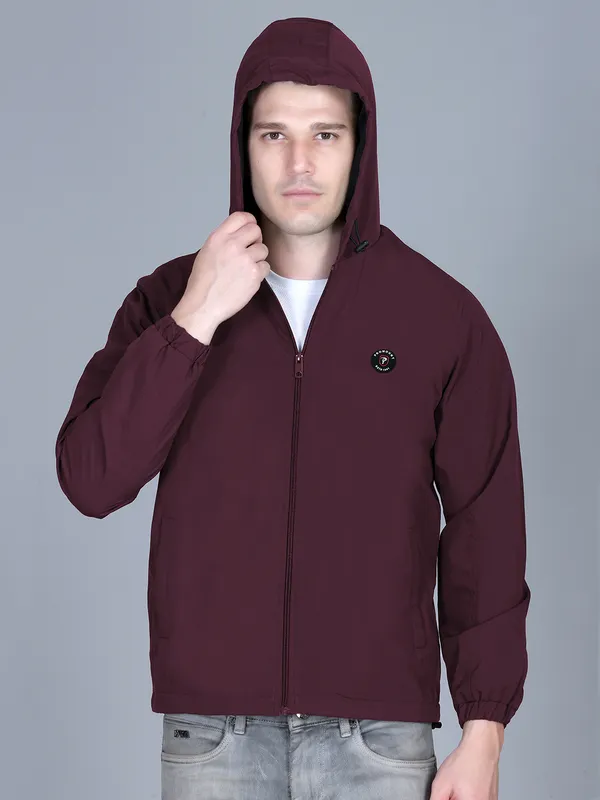 Maroon_Polyester_Solid_Regular_Fit_Jacket_For_Men