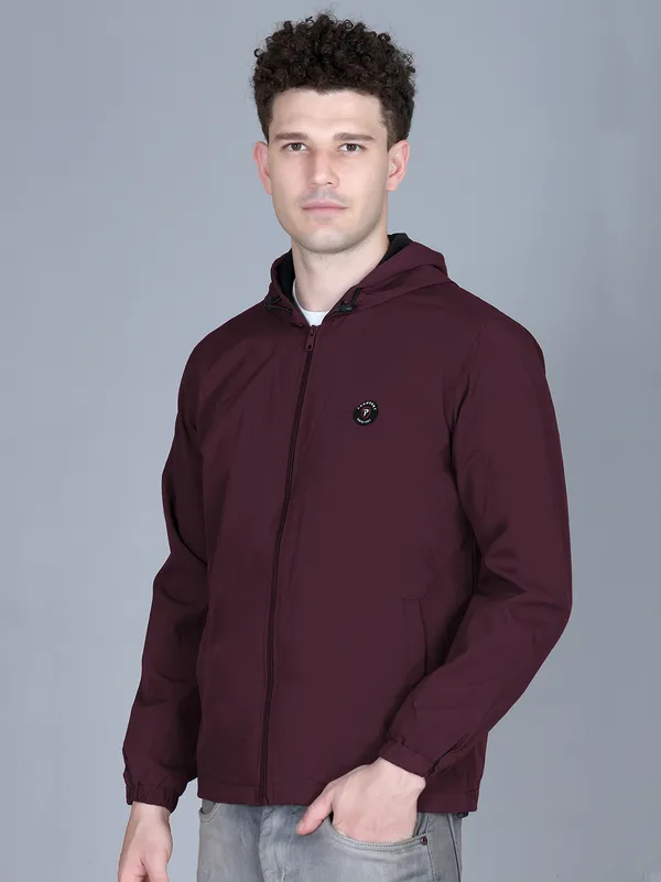 Maroon_Polyester_Solid_Regular_Fit_Jacket_For_Men