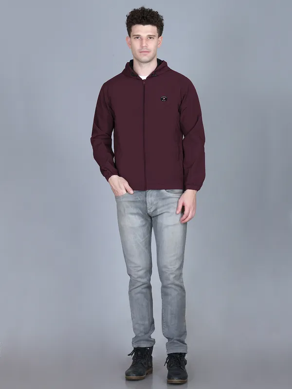 Maroon_Polyester_Solid_Regular_Fit_Jacket_For_Men