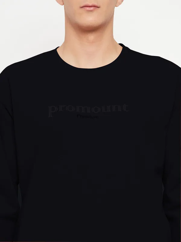 Black_Cotton_Blend_Printed_Full_Sleeve_Round_Neck_Sweatshirt_For_Men