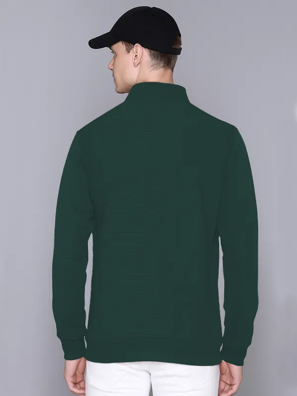 Green_Cotton_Blend_Solid_Full_Sleeve_High_Neck_Sweatshirt_For_Men