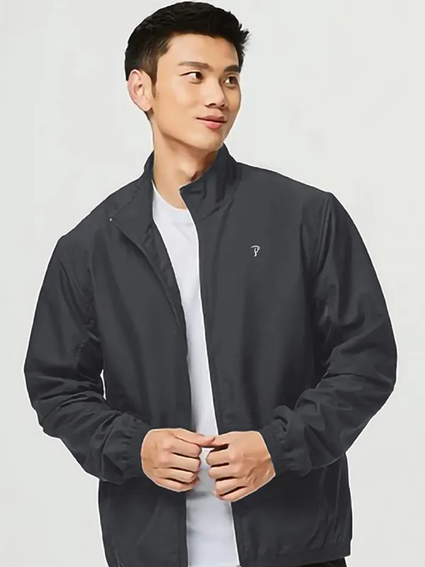 Grey_Polyester_Solid_Jacket_For_Men