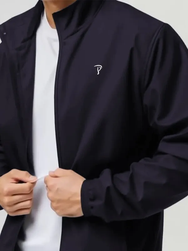 Dark_Blue_Polyester_Solid_Jacket_For_Men