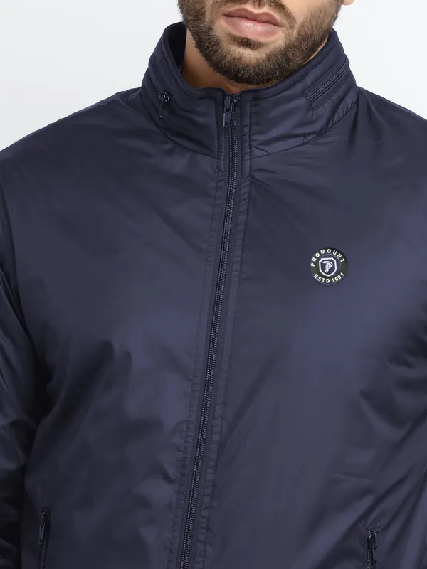 Dark_Blue_Polyester_Solid_Jacket_For_Men