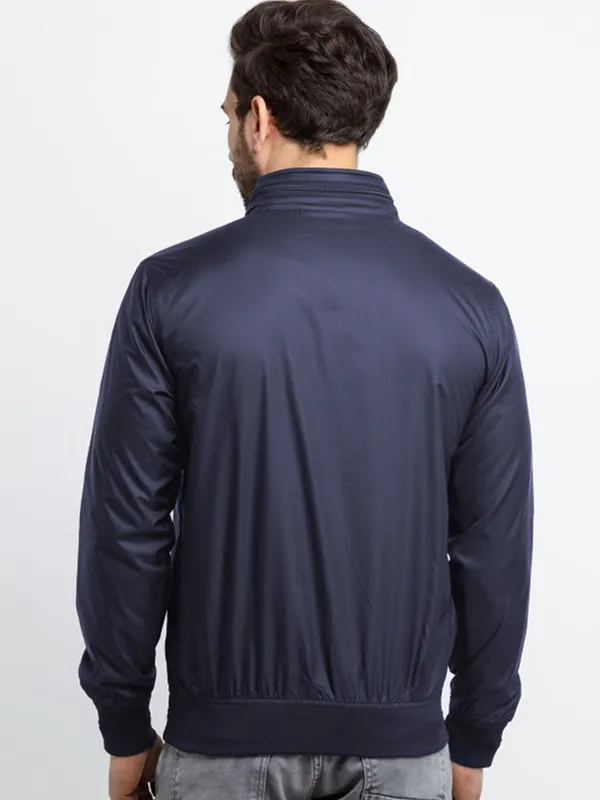 Dark_Blue_Polyester_Solid_Jacket_For_Men