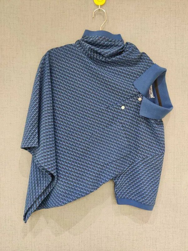 Blue_Polycotton_Printed_T-Shirt_For_Men