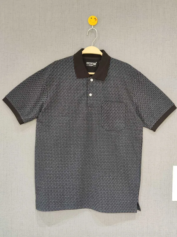 Black_Polycotton_Printed_T-Shirt_For_Men