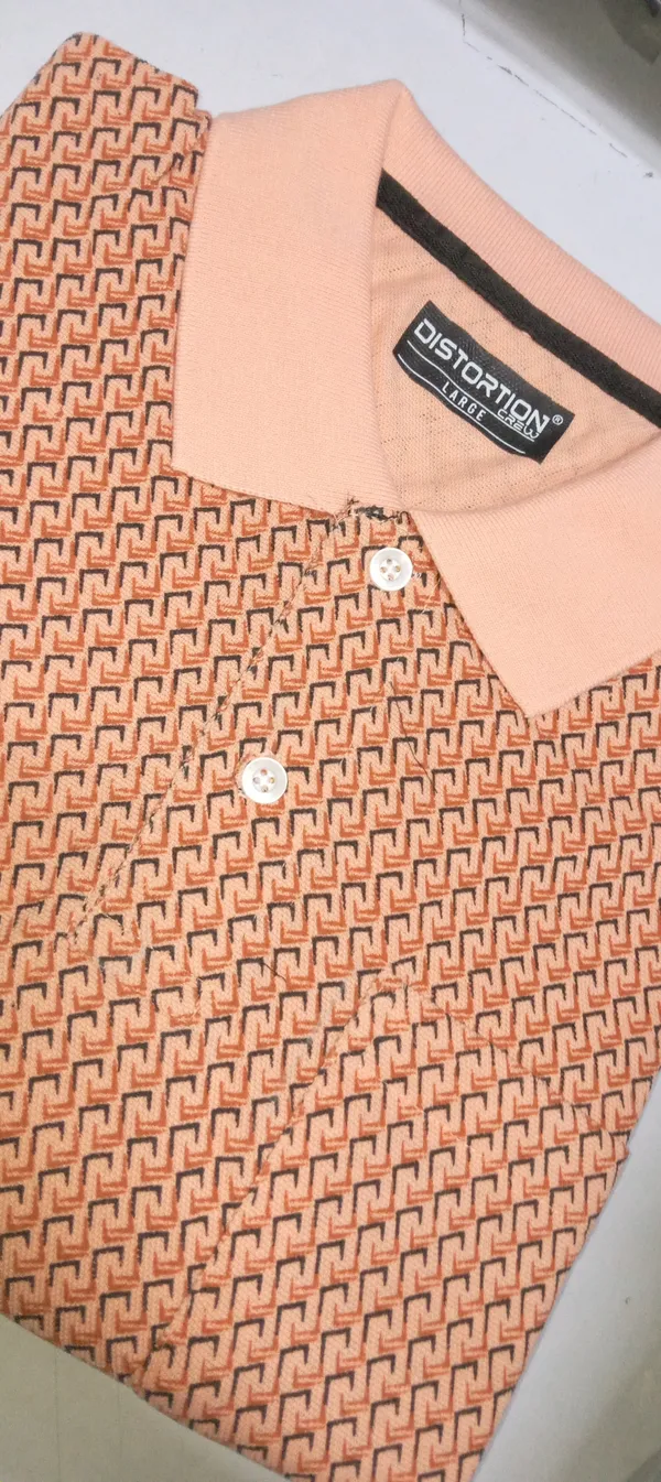 Pink_Polycotton_Printed_T-Shirt_For_Men