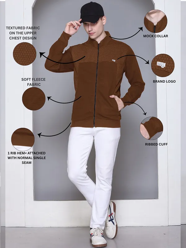 Brown_Cotton_Blend_Solid_Full_Sleeve_High_Neck_Sweatshirt_For_Men