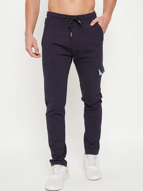 Blue_Nylon_Solid_Track_Pant_For_Men