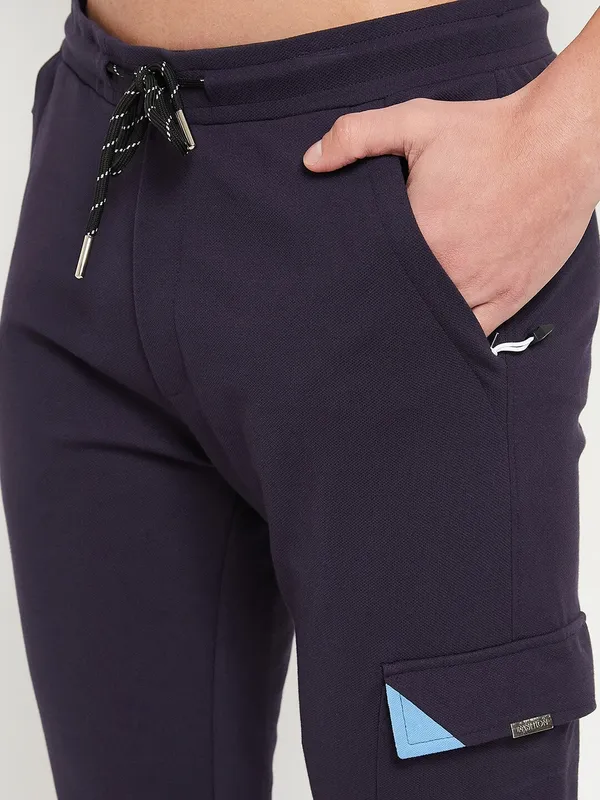 Blue_Nylon_Solid_Track_Pant_For_Men