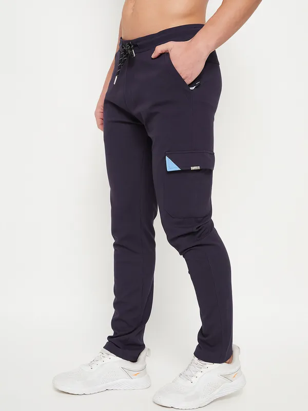 Blue_Nylon_Solid_Track_Pant_For_Men