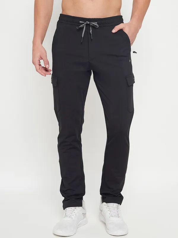 Black_Nylon_Solid_Track_Pant_For_Men