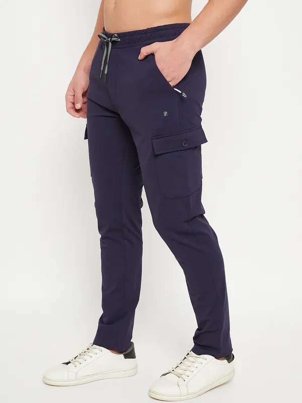 Blue_Nylon_Solid_Track_Pant_For_Men