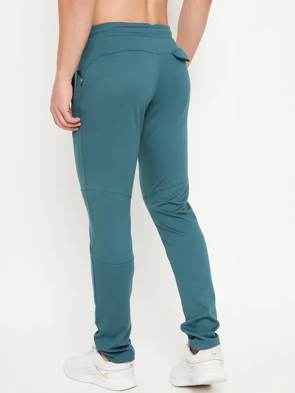 Green_Nylon_Solid_Track_Pant_For_Men
