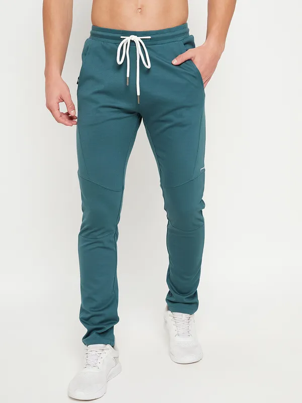 Green_Nylon_Solid_Track_Pant_For_Men