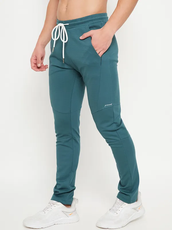 Green_Nylon_Solid_Track_Pant_For_Men