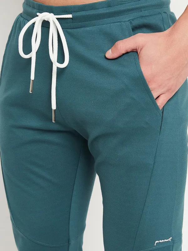 Green_Nylon_Solid_Track_Pant_For_Men
