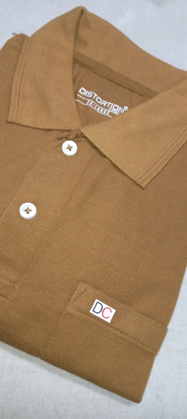 Brown_Cotton_Blend_Solid_T-Shirt_For_Men