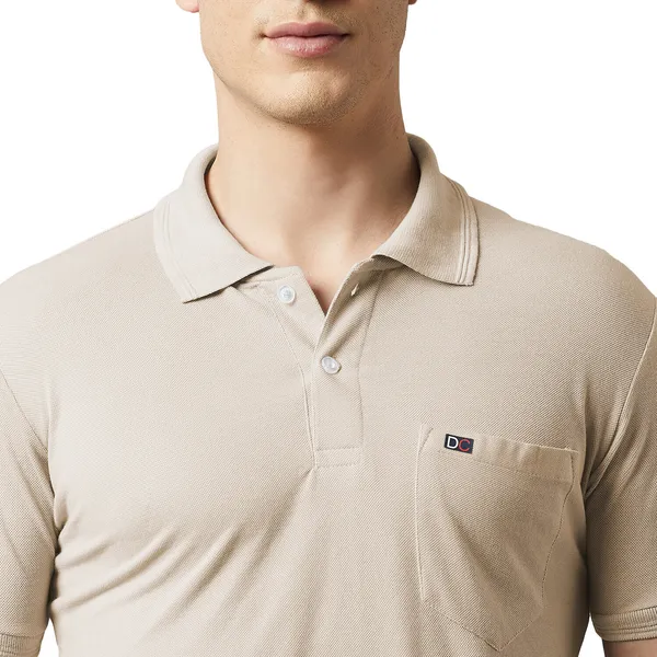 Beige_Cotton_Blend_Solid_T-Shirt_For_Men