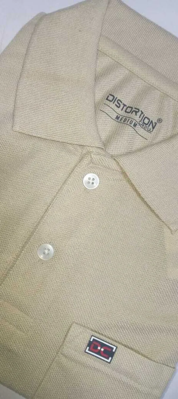 Beige_Cotton_Blend_Solid_T-Shirt_For_Men